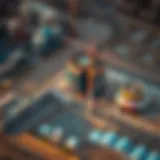 Aerial view of the Dubai Land Project showcasing ongoing construction.