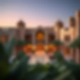 Stunning architectural view of Arabian Village Al Reef