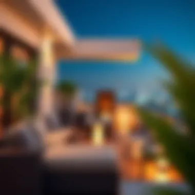 Outdoor Furniture for Dubai Balconies Contemporary outdoor furniture arrangement on a balcony
