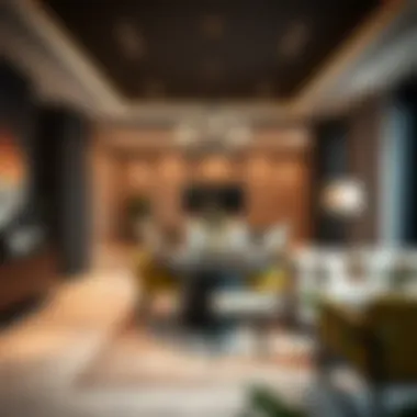 Stylish Dining Area Inspiration Elegant dining area with stylish furniture and decor