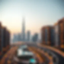 Stunning view of Lux-Sar properties in Dubai skyline
