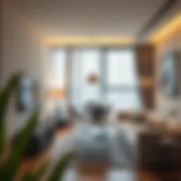 Modern one-bedroom apartment interior