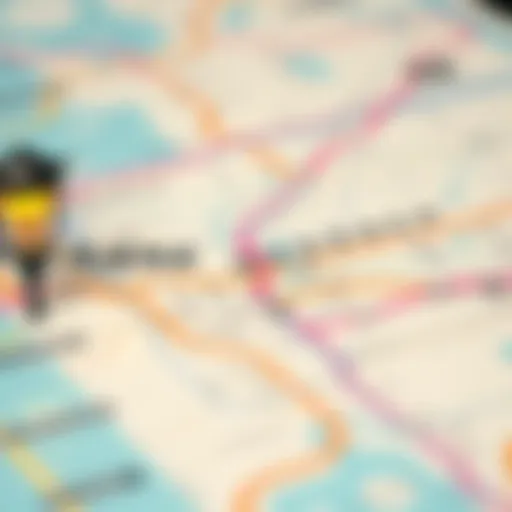 Dubai Metro map highlighting route expansions