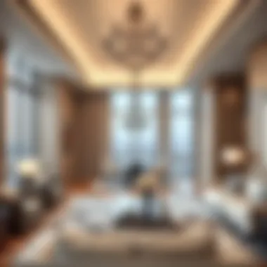 Interior design showcasing the elegance of the East Tower