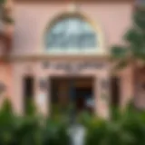 A detailed view of a Dubai property registration office