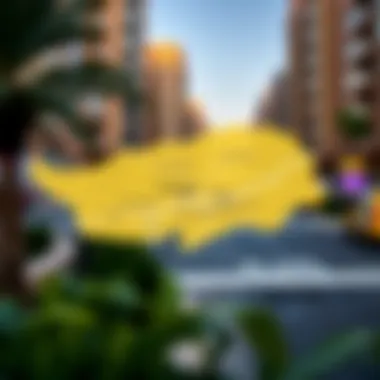 Key Rental Locations in Al Nahda Map highlighting rental locations in Al Nahda