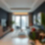 Modern studio interior design in Al Nahda