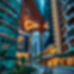 Stunning architectural design of Rove City Walk