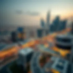 Aerial view of Silicon Dubai showcasing modern architecture