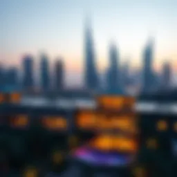Skyline of Dubai showcasing luxury real estate